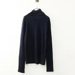 ドゥーズィエムクラス Deuxieme Classe rib タートル ｜ネイビー トップス ハイネック プルオーバー ニット【2400014795165】
