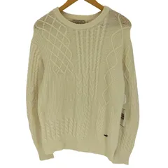 クロコダイル crocodile ニットセーター  ケーブル編み クルーネック プルオーバー ニット レディース 表記無 