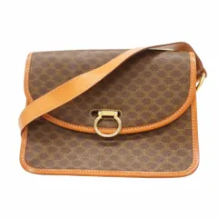 セリーヌ(Celine) セリーヌ ショルダーバッグ マカダム  ブラウン レディース