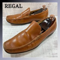 未使用級　極美品　REGAL リーガル 56HR ドライビングシューズ 27 茶 未使用級 極美品 REGAL リーガル 56HR ドライビングシューズ 27 茶