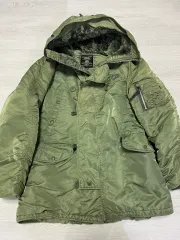 アルファインダストリーズ N3B パーカ カーキ色 XL(2XL)
