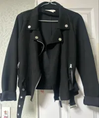 スウェード ライダースジャケット