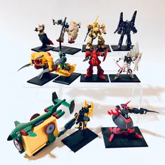 BANDAI(バンダイ) 機動戦士ガンダム ガンダムコレクション 11体まとめ売り / ジ・O  νガンダム サザビー ザクレロ バウンド・ドック 百式 メガ・バズーカ・ランチャー メッサーラ ガンペリー ガンダム試作2号機  ガンダム＋Ｇパーツ等