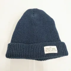 Mighty Shine アクリル ニット帽 帽子 ニットキャップ ネイビー メンズ マイティシャイン【中古】6-0117T◎のサムネイル