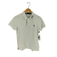 ポロラルフローレン POLO RALPH LAUREN 襟ロゴ刺繍ポロシャツ メンズ import：M 