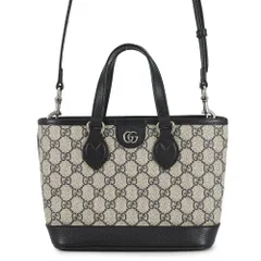グッチ ショルダーバッグ ダブルG オフディア ミニトートバッグ GGスプリーム/レザー 811716 GUCCI 2way