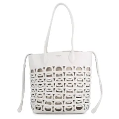 サルヴァトーレ・フェラガモ トートバッグ ガンチーニ 21A012 Ferragamo 白