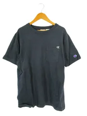 ×アース ミュージックアンドエコロジー earth music&ecology Tシャツ 丸首 半袖  刺繍 ロゴ サイズM 黒 QQQ