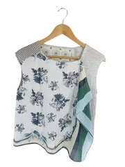 ガリャルダガランテ GALLARDAGALANTE プルオーバー シャツ ノースリーブ 花柄 ストライプ マルチカラー サイズF QQQ