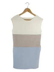 ロイヤルパーティー ROYAL PARTY ワンピース トップス ノースリーブ 無地 マルチカラー サイズF QQQ