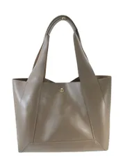 オペークドットクリップ OPAQUE.CLIP トートバッグ ハンド 合成皮革 無地 ブラウン QQQ