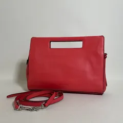 2601-84｜美品｜コーチ 2WAYショルダーバッグ レザー レッド