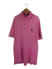ポロゴルフ ラルフローレン POLO GOLF RALPH LAUREN ポロシャツ 半袖 刺しゅう ロゴ サイズS ピンク QQQ ★AA☆