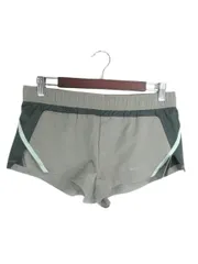 ナイキ NIKE パンツ ショート スポーツウエア ウォーキング ランニング ゴムウエスト ロゴ メッシュ バイカラー グリーン系 サイズM 国内正規 QQQ