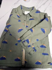 (145)ブルードッグ パータン シープスキンキルティング シャツジャケット