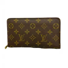 ルイ・ヴィトン(Louis Vuitton) ルイ・ヴィトン 長財布 モノグラム ポルトモネジップ M61727 ブラウンメンズ レディース