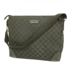 グッチ(Gucci) グッチ ショルダーバッグ GGキャンバス 110054 キャンバス ブラック メンズ