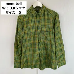 montbell　モンベル 　WIC.O.D.シャツ　S　マルチカラー　良品