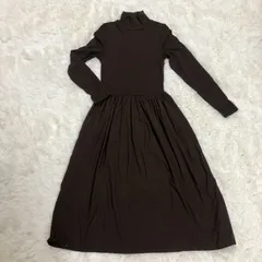 ザラ　ZARA　ワンピース　ブラウンカラー　長袖　Mサイズ