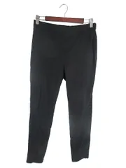 ジーユー GU パンツ レギンス スキニー ストレッチ 伸縮 ゴムウエスト 無地 ブラック サイズ XL QQQ