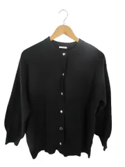 ジーユー GU カーディガン 長袖 ボタン リブ 無地 ホワイト サイズM QQQ