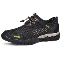 【特価商品】水陸両用シューズ 釣り 靴 アクアシューズ アウトドアシューズ ウォーターシューズ 登山靴 トレッキングシューズ メンズ 厚底 滑り止め マリンシューズ 軽量 通気 [TIDELION] 速乾