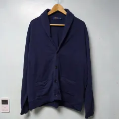 XL ポロ ラルフローレン ショールカラー カーディガン