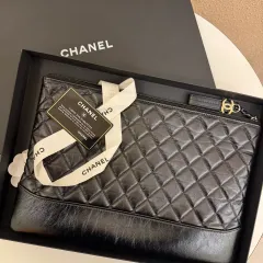 シャネル クラッチバッグ ブラック キルティング