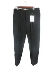 ユニバーサルオーバーオール UNIVERSAL OVERALL テーパード パンツ タック ロング 無地 サイズM 黒 QQQ