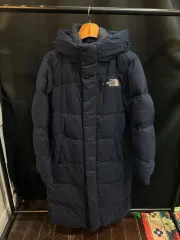 THE NORTH FACE ザノースフェイス 正規品 ネイビー ダウンジャケット ロング丈 (状態 高品質)