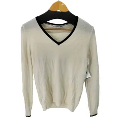 ユニクロイネスドラフレサンジュ UNIQLO INES DE LA FRESSANGE カシミヤ100% Vネック ニット セーター レディース JPN：L 