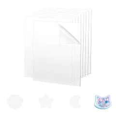 【在庫処分】流砂シーリングフィルム シェイカーモールド 任意の形 DIYプラシート かわいい プラシート 手作りプラバン レジン プラ板 14.8×10.5cm 40枚セット シェイカーモールド PPシート 流砂型専用 流砂型 厚さ0.3mm MOCOXYKL