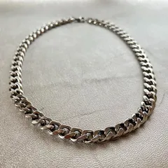 極太【喜平ネックレス】重厚 ステンレス シルバー ネックレス メンズ レディース 6面カット 幅11ミリ 50㎝ アクセサリー チョーカー チェーンネックレス ビンテージ 高耐久 ごつめ 80g プレゼント ヒップホップ ストリート ダンサー【残りわずか】