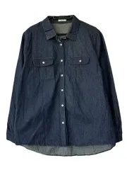 LL CINEMA CLUB ツーポケット カジュアル デニムシャツ