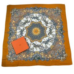 新品】エルメス カレ140 パルフロア 大判ストール カシミヤ シルク 