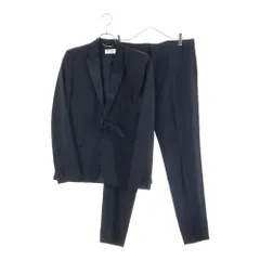 SAINT LAURENT PARIS (サンローランパリ) 切り替えデザイン セットアップ テーラードジャケット スラックス トラウザーズパンツ ブラックのサムネイル
