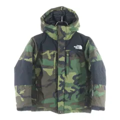 THE NORTH FACE (ザノースフェイス) BALTRO LIGHT JACKET バルトロ ライト カモ柄 フーデッド ジップアップ ダウンジャケット レディース カーキ NDJ91515