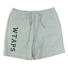 WTAPS ダブルタップス 25SS 251ATDT-CSM07 ACADEMY 01 SHORTS COTTON スウェット ハーフ ショート パンツ グレー系 3【新古品】【未使用】【中古】