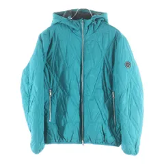 Armani Exchange (アルマーニ エクスチェンジ) キルティングダウンジャケット フード付きダウンジャケット ブルー 6HZB46 ZNKRZ