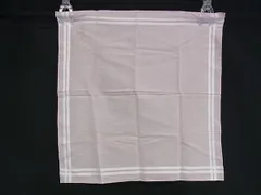 ■美品■ HERMES エルメス ハンカチ ハンカチーフ ポケットチーフ レディース ピンク系×ホワイト系 DK8133