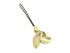 GUCCI グッチ ハート キーホルダー ストラップ チャーム レディース ゴールド系 DL1182