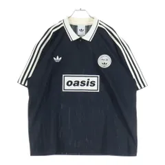 adidas (アディダス) 25AW ×oasis 25 TOKYO JAPAN TOUR JACQUARD JERSEY オアシス 東京ツアー ジャカード ジャージ 半袖シャツ ブラック KT3437