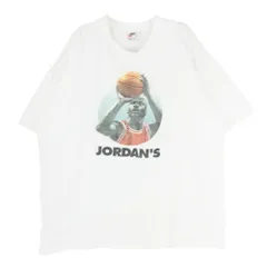 NIKE ナイキ 90s 00s USA製 白タグ Jordan's back マイケルジョーダン Tシャツ ホワイト系 XL【中古】
