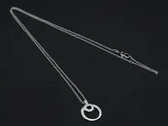 ■極美品■ SWAROVSKI スワロフスキー ラインストーン ネックレス ペンダント アクセサリー レディース シルバー系 DL3729