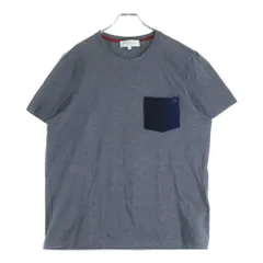 Salvatore Ferragamo (サルヴァトーレ フェラガモ) ガンチーニ刺繍 半袖ポケットTシャツ グレー