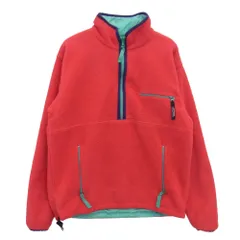patagonia パタゴニア 29851 90s USA製 Synchilla Glissade シンチラ グリセード プルオーバー リバーシブル フリース ジャケット ピンク系 S【中古】