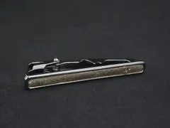 ■美品■ ChristianDior クリスチャンディオール ネクタイピン タイクリップ ビジネス 紳士 メンズ ゴールド系×シルバー系 DL5035