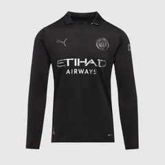 【送料無料・匿名配送】Puma プーマ マンチェスターシティ 25/26 アウェイ シャツ 新品 正規品 25/26最新モデル 長袖 黒 襟付