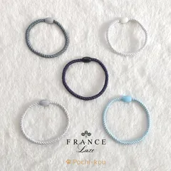 ヘアゴム France Luxe フランス ラックス L. Erickson ナローグラブ & ゴー ポニー 5個 アトランティック 大人 細い おしゃれのサムネイル