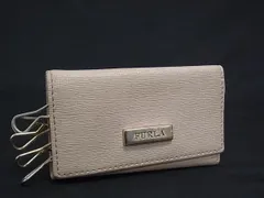 FURLA フルラ レザー 5連 キーケース 鍵入れ レディース ベージュ系 DL7033